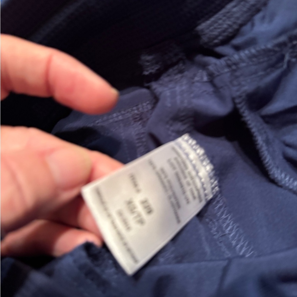 Landau Blue Scrub Pants with Smooth Synthetic Fabric